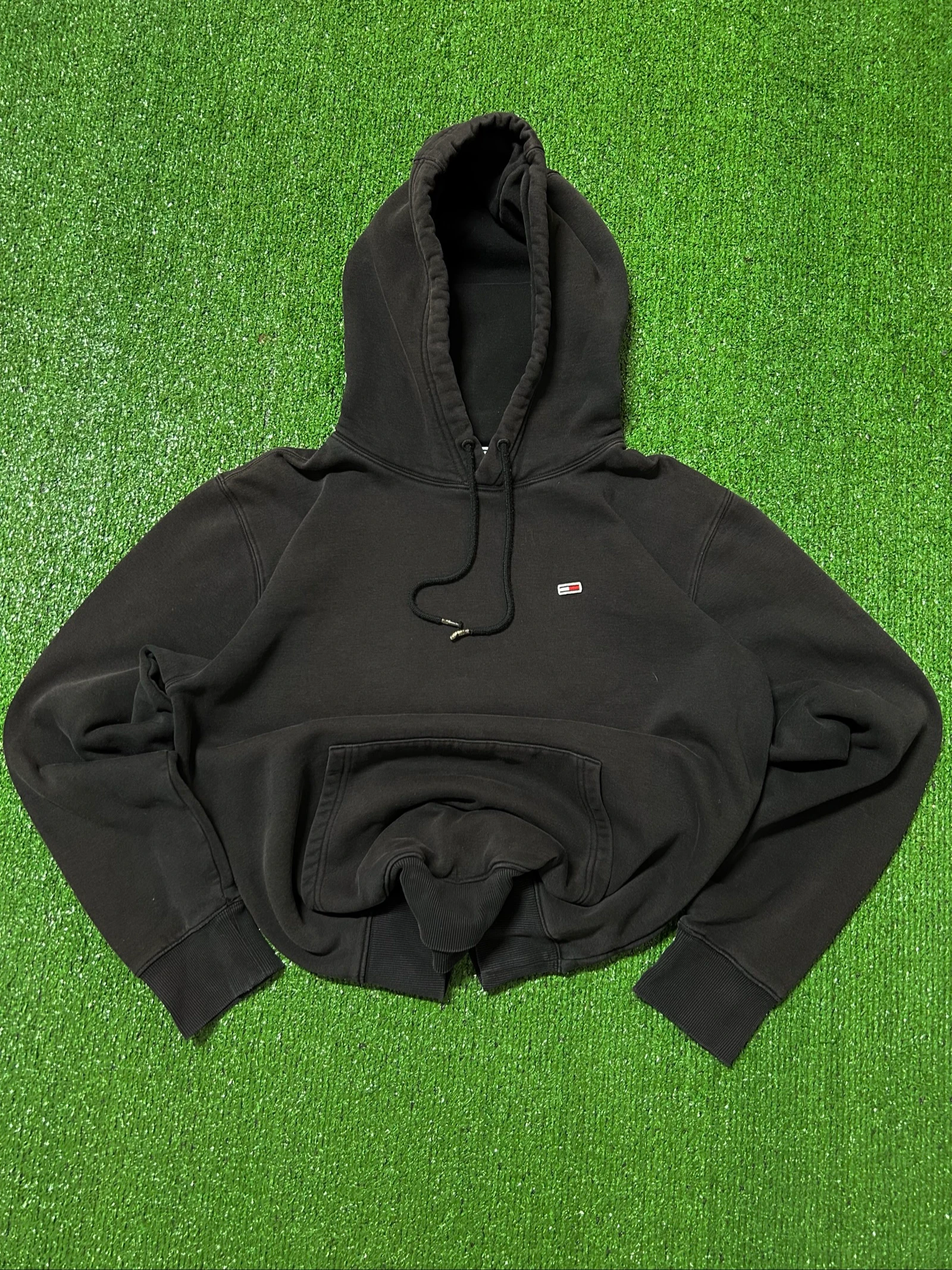 Tommy Hilfiger 00s vintage hoodie baggy big logo 